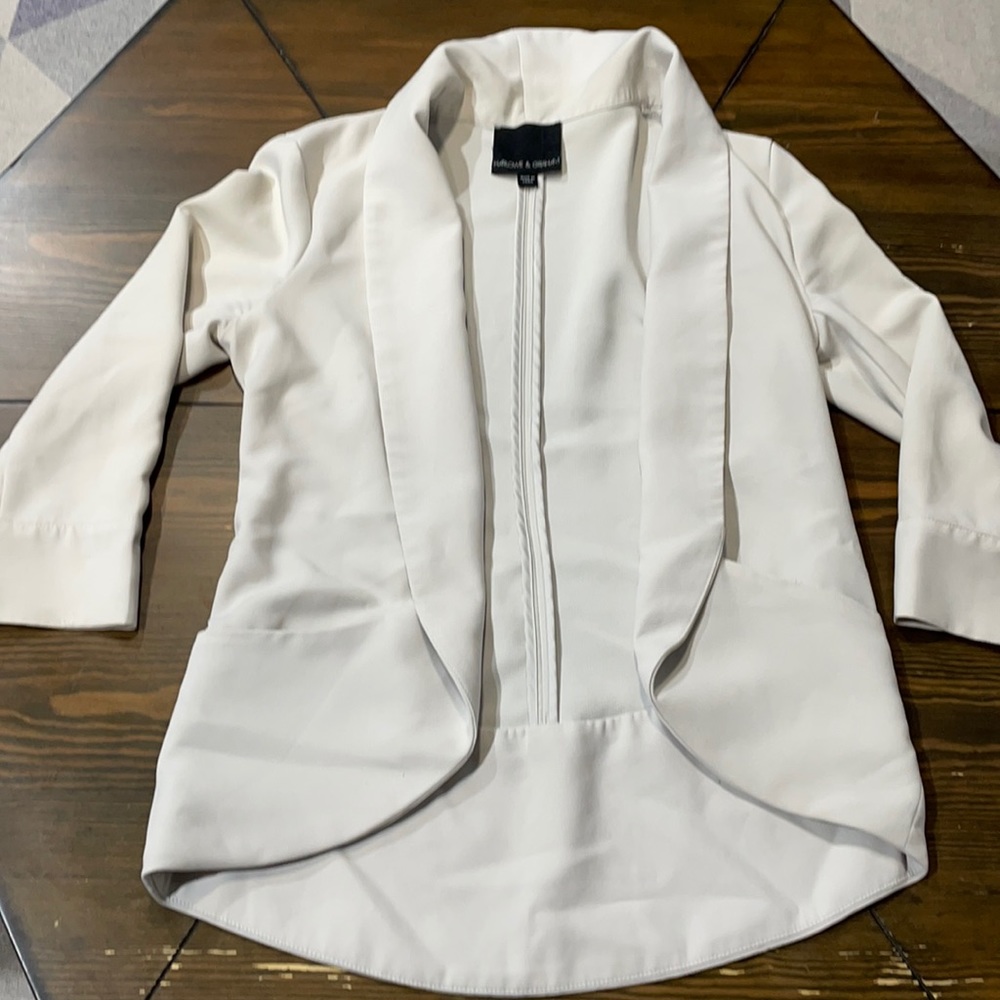 Harlowe and Graham Blazer in Light Cream